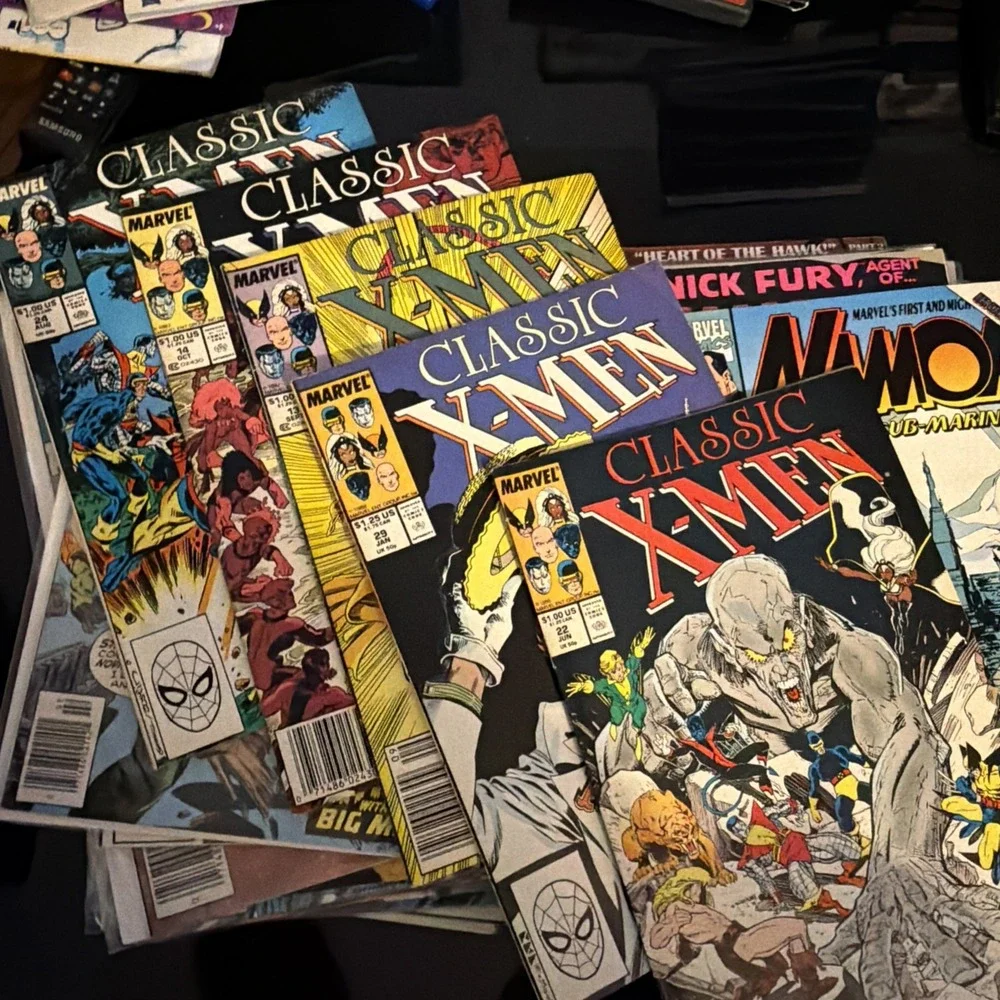 70 Vintage Comic Lot Marvel X-man Sectaurs Alpha Flight Luke Cage Fallen Angels